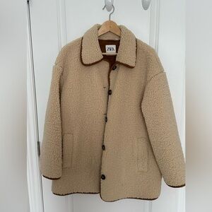 Zara fleece coat Women